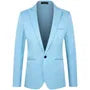 Peak Lapel Two Tone Single Breasted Blazer