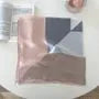 Color Panel Silk Scarf