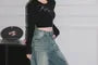 High Waist Washed Distressed Barrel Leg Baggy Jeans