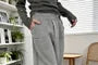 High Waist Plain Wide Leg Sweatpants