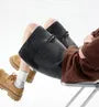 Mid Rise Washed Distressed Wide Leg Jorts