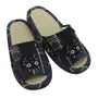 Cat Checker Home Slippers Navy