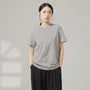Short-Sleeve Crew Neck Plain Dance T-Shirt