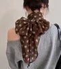 Polka Dot Mesh Narrow Scarf (Various Designs)