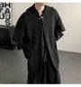Hooded Open Front Plain Jacket