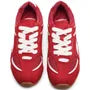 Mesh Panel Lace-Up Sneakers