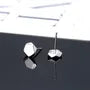 Geometric Faceted Stud Earring