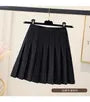 High-Waist Pleated Mini Skirt