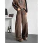 High Waist Washed Wide Leg Jeans