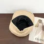 Shirred Wool Cap