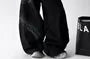 Low Rise Washed Barrel Leg Baggy Jeans