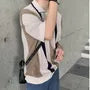 Short-Sleeve Striped Knit Polo Shirt