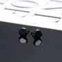 Geometric Faceted Stud Earring