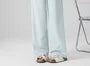 Maternity High Waist Plain Wide Leg Pants