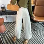 Maternity Drawstring Waist Wide Leg Jeans