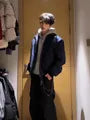 Plain Zip-Up Bomber Jacket