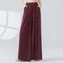 High Waist Plain Wide Leg Dance Pants