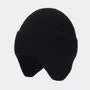 Plain Knit Beanie with Ear Flap
