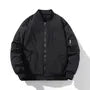 Plain Zip Bomber Jacket