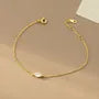 925 Sterling Silver Rhinestone Chain Bracelet