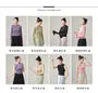 Flared-Sleeve Plain Dance Top / Tank Top