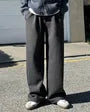 Plain Wide-Leg Pants