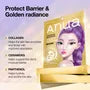 Kpop Demon Hunters Golden Pattern Ceramide Barrier Collagen Mask