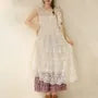 Sleeveless Lace Overall Dress