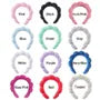 Set of 3: Plain Face Wash Headband + Wristband