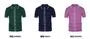 Short-Sleeve Contrast Trim Ribbed Knit Polo Shirt
