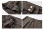 Mid Waist Plain Wide Leg Dress Pants