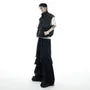 Drawstring Waist Plain Wide Leg Cargo Pants