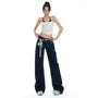 Low Rise Washed Wide Leg Jeans (Various Designs)