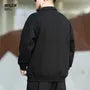 Plus Size Plain Polo Sweatshirt