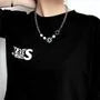 Hoop Pendant Chunky Chain Necklace