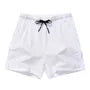 Drawstring Waist Plain Shorts