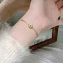 925 Sterling Silver Square Rhinestone Bracelet