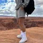 Plain Straight Leg Sweat Shorts