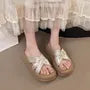 Platform Slide Sandals