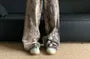 Mid Rise Tie Dye Wide Leg Jeans