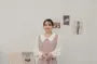 [L - 3XL] Mock Two-Piece Peter Pan Collar Long Sleeve A-Line Mini Dress