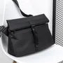 Buckled Fabric Crossbody Bag