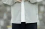 Plus Size Plain Zip Jacket