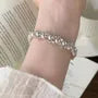 Faux Pearl Rhinestone Alloy Bracelet