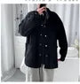 Oversized Snap-Button Shirt Jacket