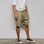 Drawstring Waist Plain Shorts