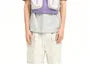 Patchwork Hooded Tech Vest
