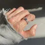 Sterling Silver Rhinestone Ring