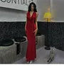 Cowl Neck Sleeveless Plain Bodycon Maxi Dress