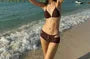 Set: Halter Plaid Bikini Top + Drawstring Cutout Panel Bottom